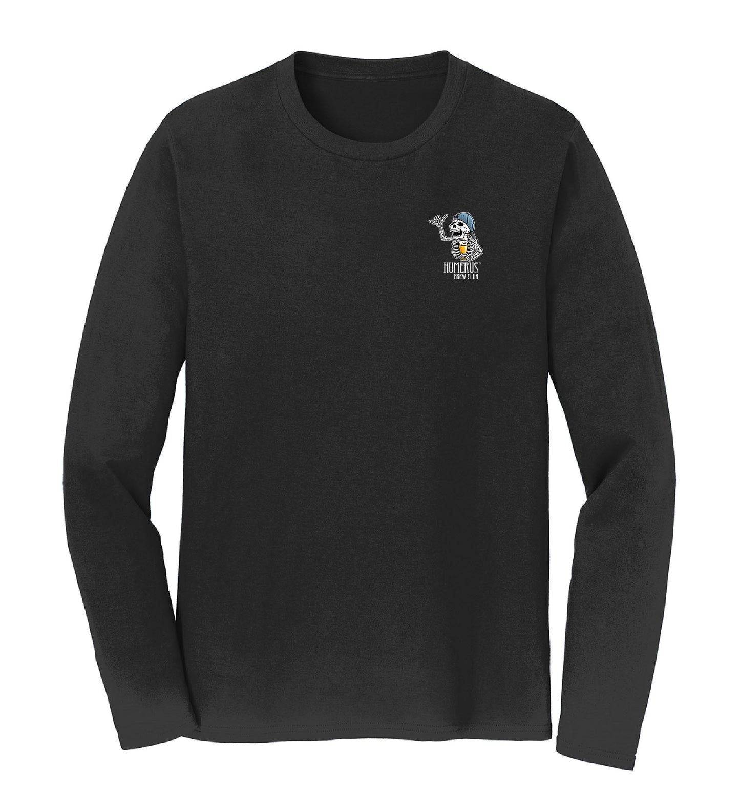Humerus Brew Club With Fishing Pole - Unisex Long Sleeve Tee