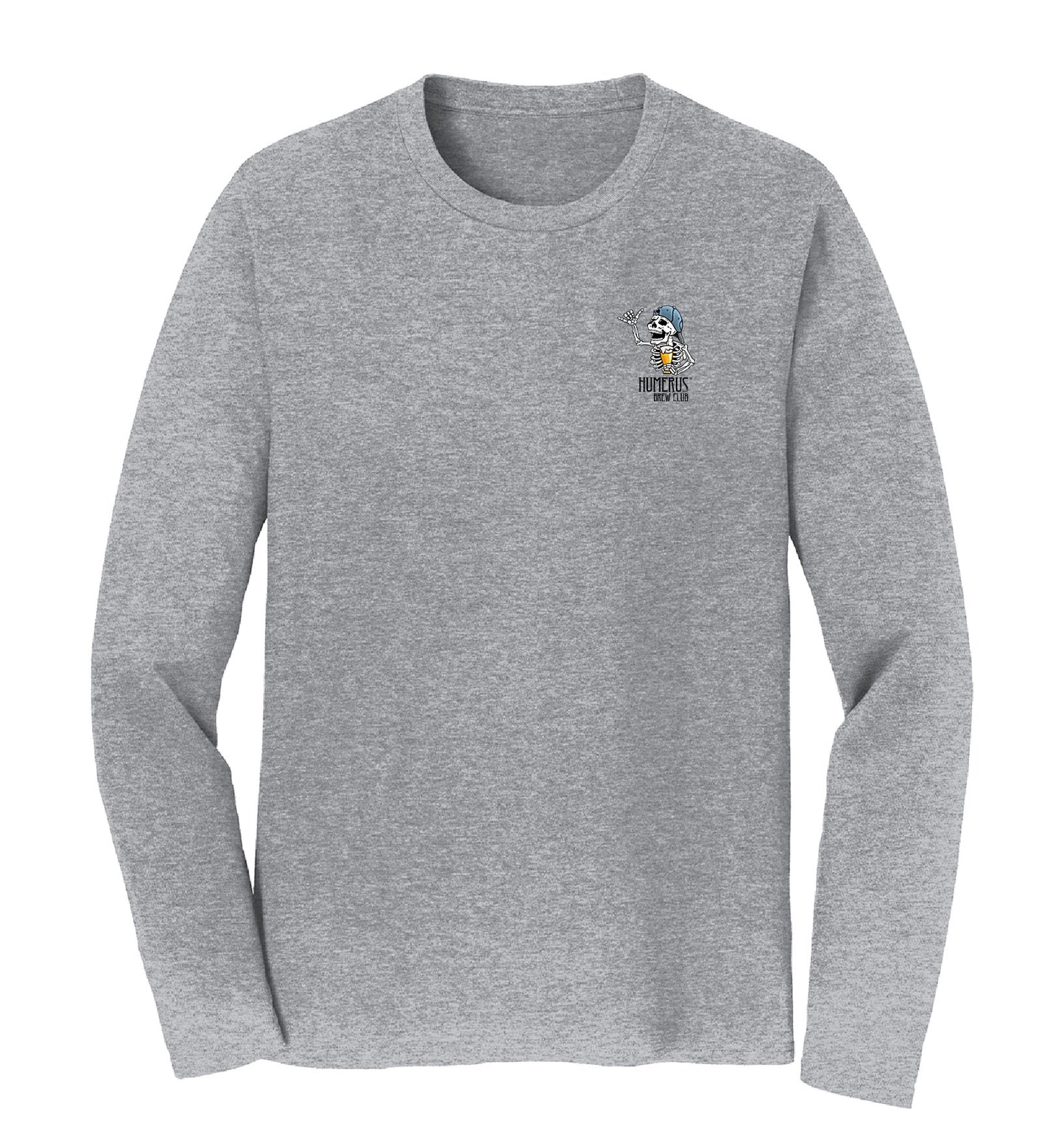 Humerus Brew Club With Fishing Pole - Unisex Long Sleeve Tee