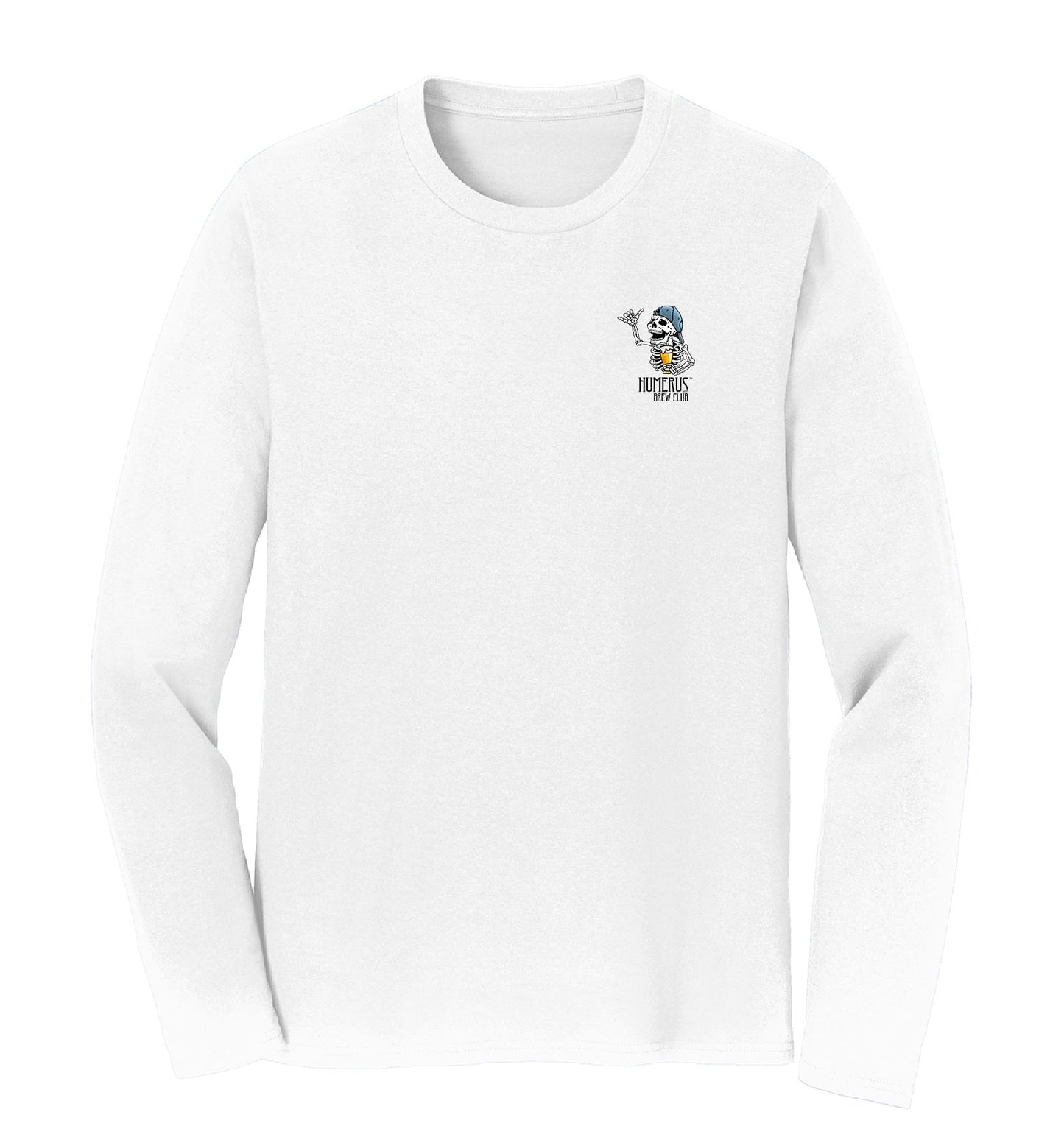 Humerus Brew Club With Fishing Pole - Unisex Long Sleeve Tee
