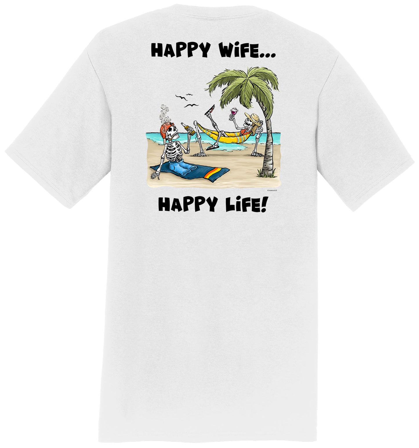 Happy Wife Happy Life - Men's Short Sleeve T-Shirt