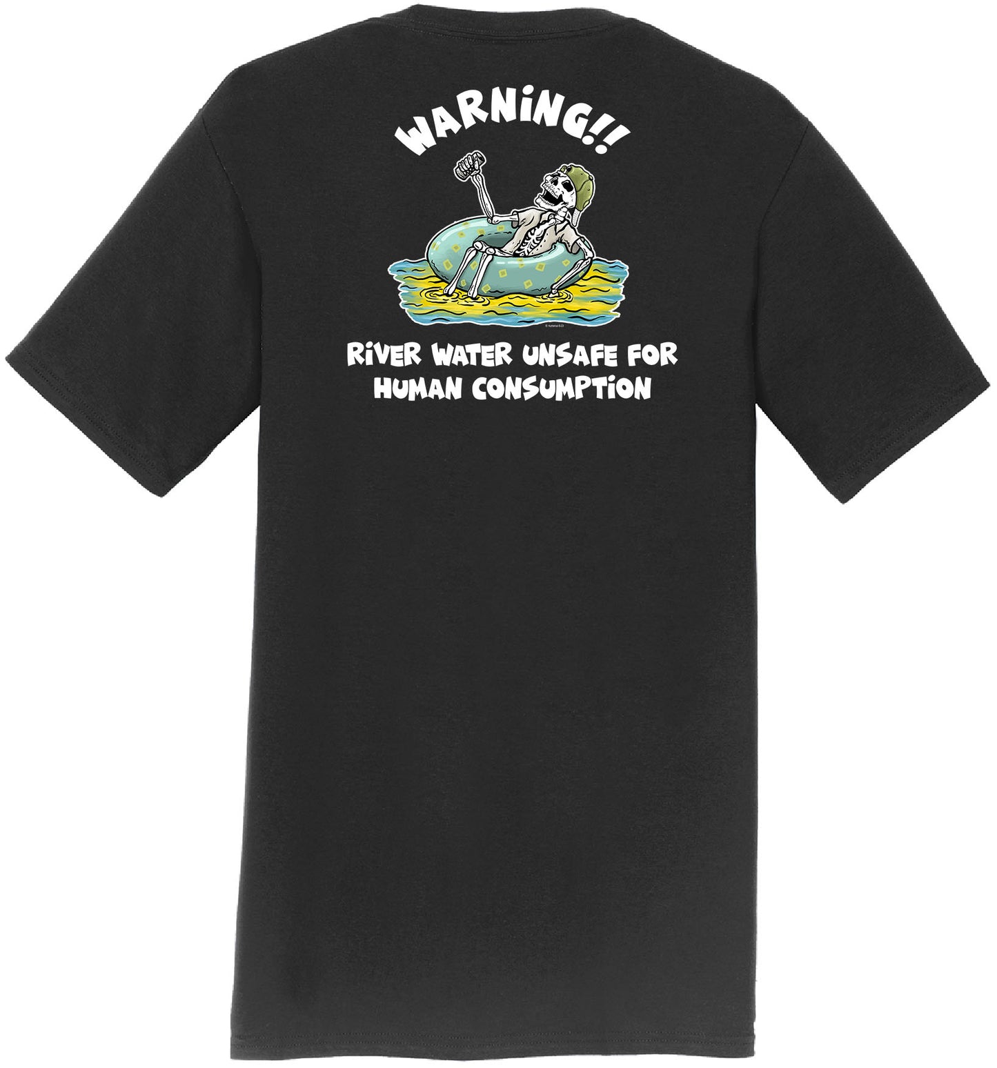 River Water Not Fit For Human Consumption - Men's Short Sleeve T-Shirt