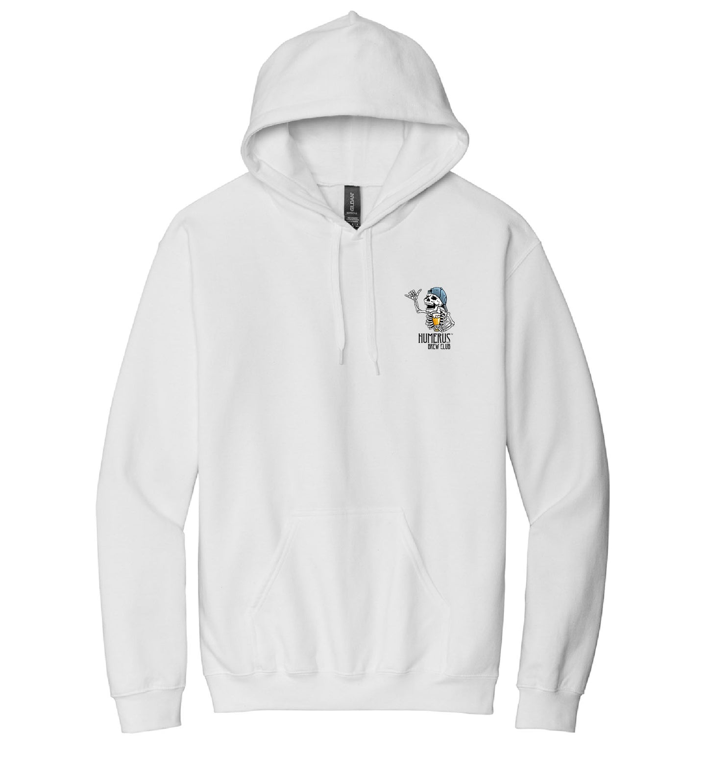 Humerus Brew Club With Fishing Pole - Hooded Sweatshirt 