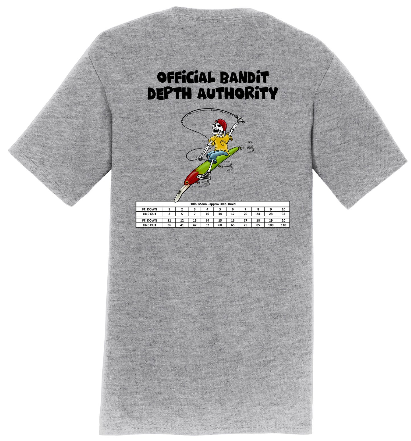 Official Bandit Depth Authority - Men's Short Sleeve T-Shirt