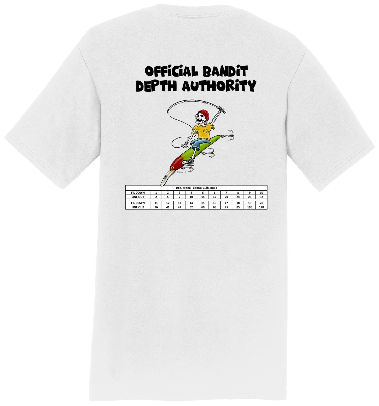 Official Bandit Depth Authority - Men's Short Sleeve T-Shirt