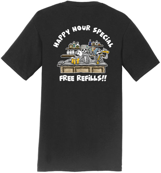 Happy Hour Special - Free Refills - Men's Short Sleeve T-Shirt