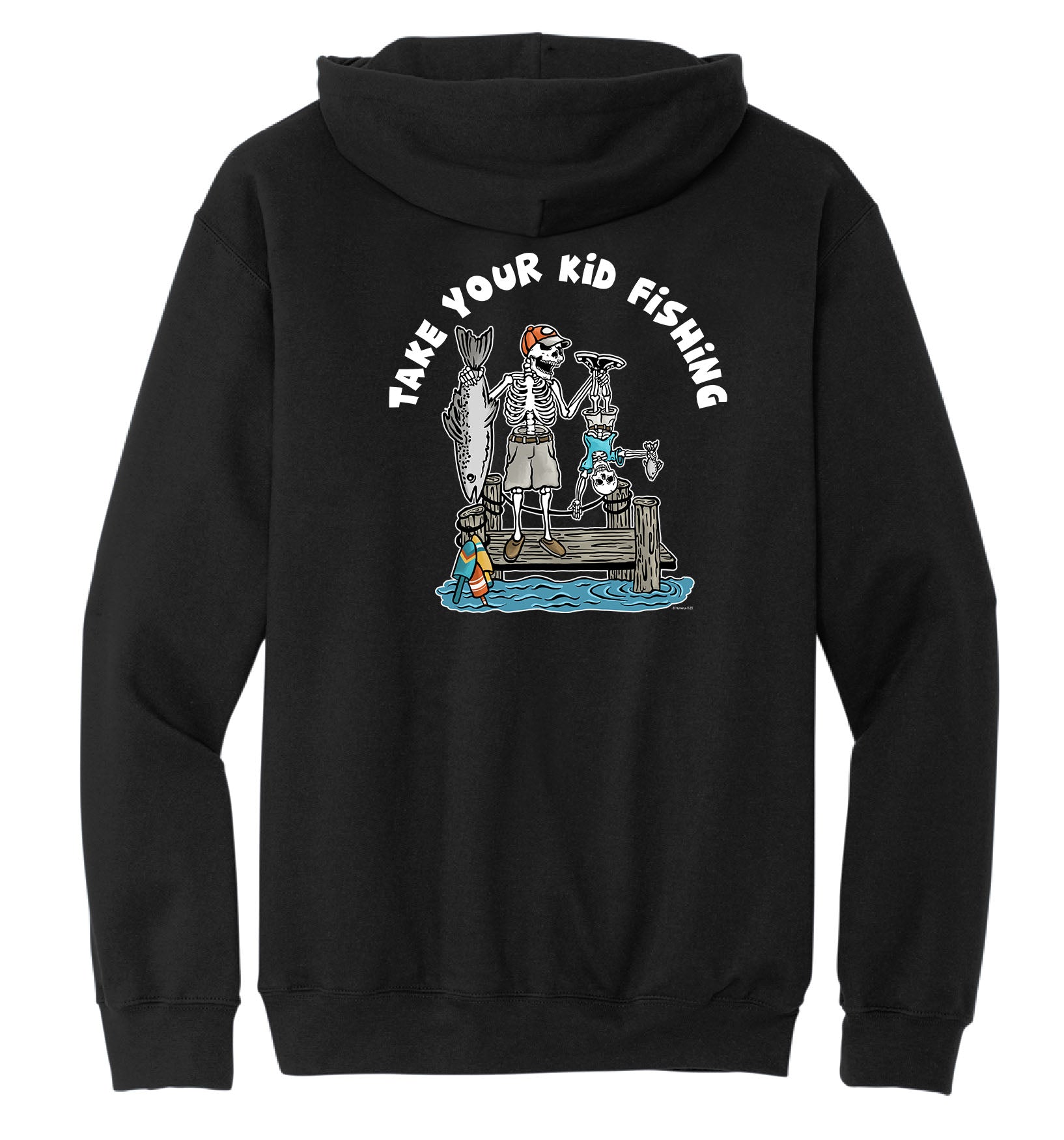 Take Your Kid Fishing-Unisex Hooded Sweatshirt