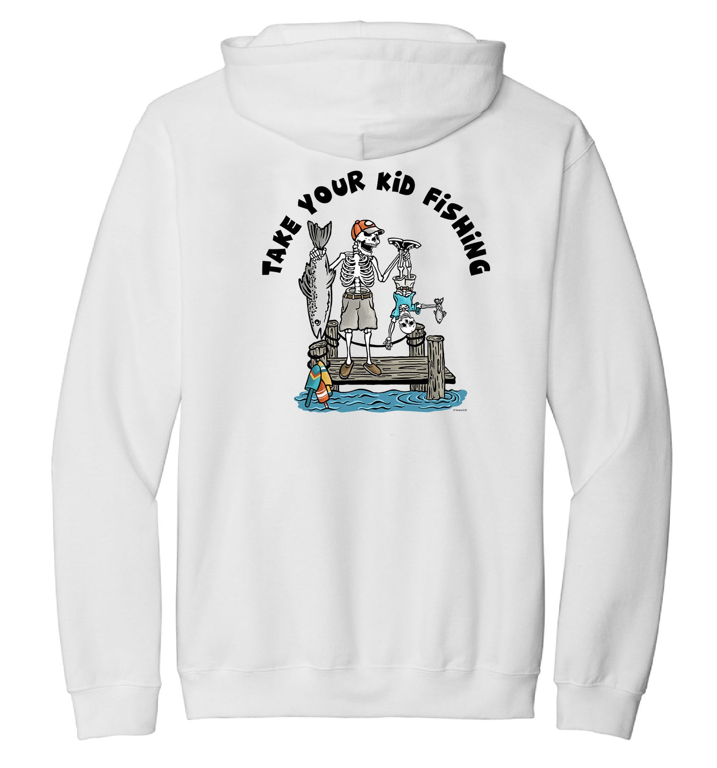 Take Your Kid Fishing-Unisex Hooded Sweatshirt