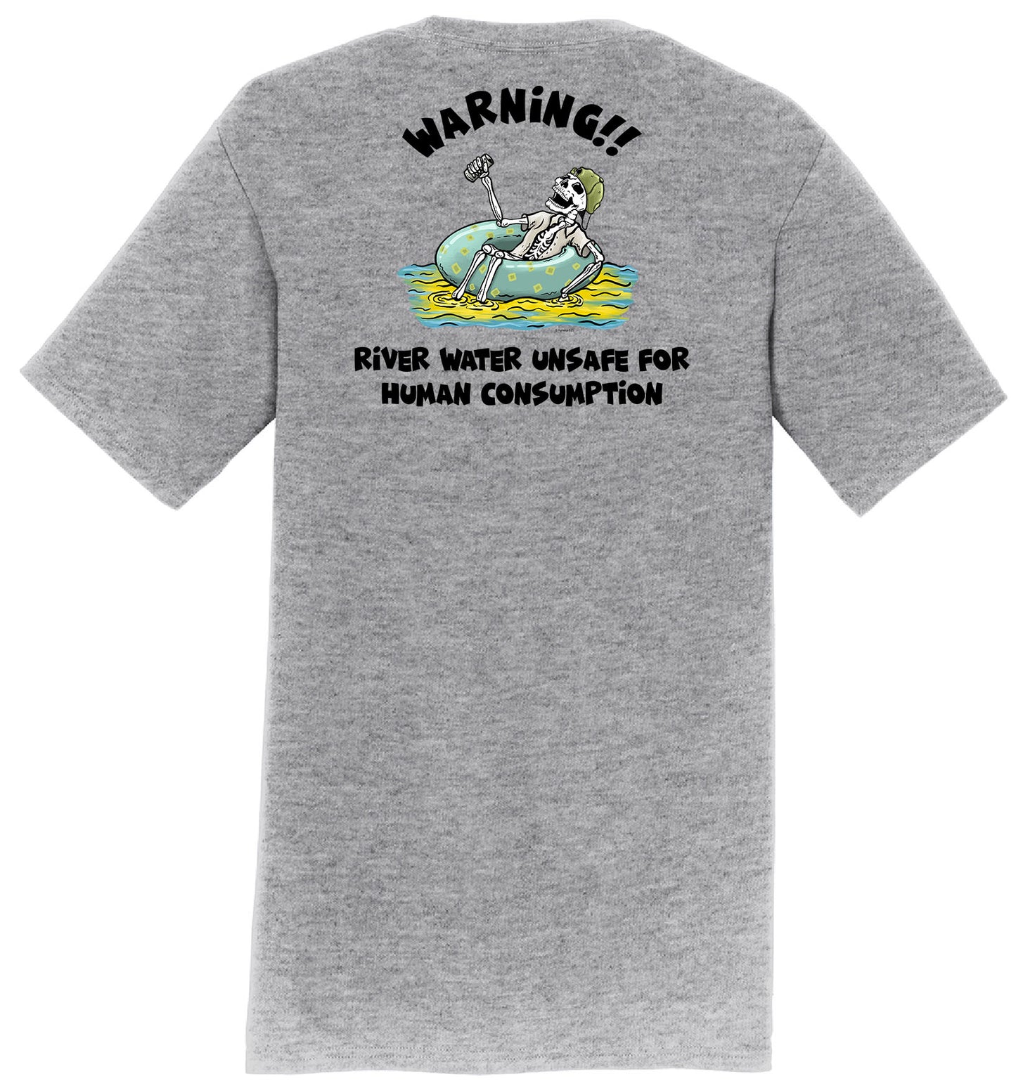 River Water Not Fit For Human Consumption - Men's Short Sleeve T-Shirt