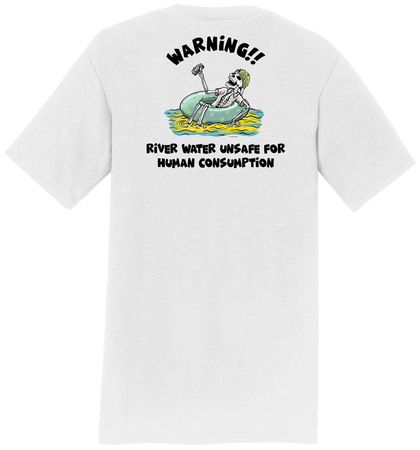 River Water Not Fit For Human Consumption - Men's Short Sleeve T-Shirt