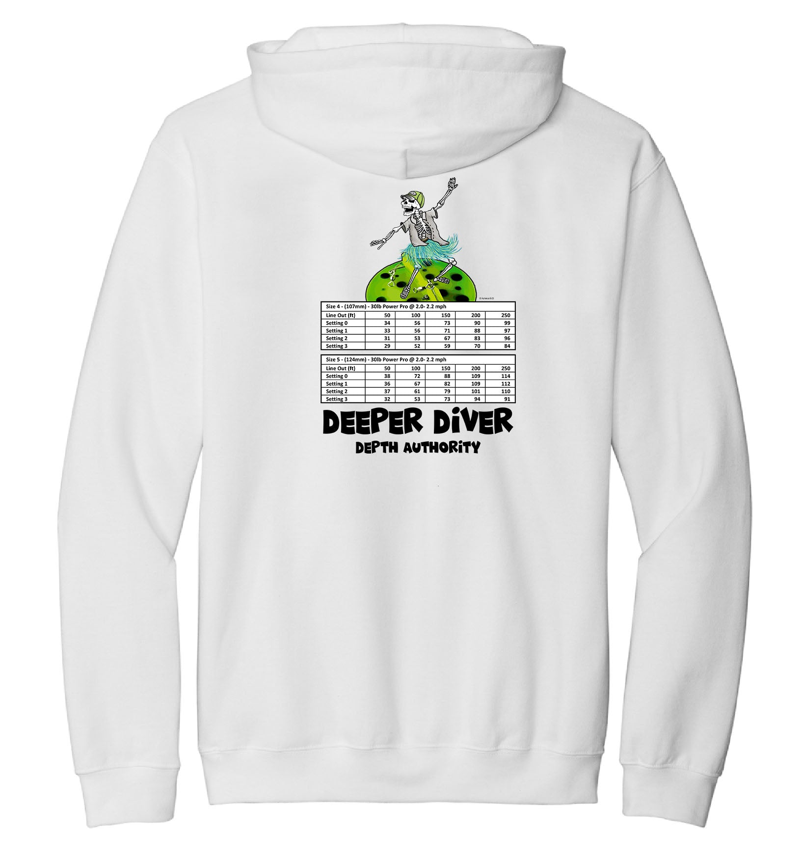 Deeper Diver Depth Authority - Hooded Sweatshirt